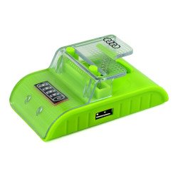 Smart USB Universal Battery Charger Curve (Green)